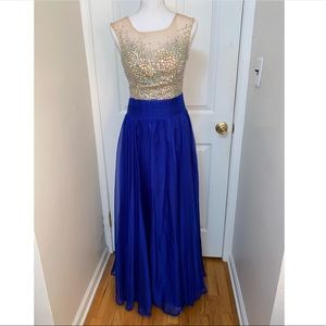 Brand new never worn royal blue gown!
